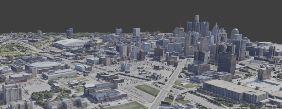 3D Model of Detroit
